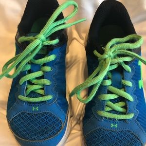 Little boys Under Armour shoes